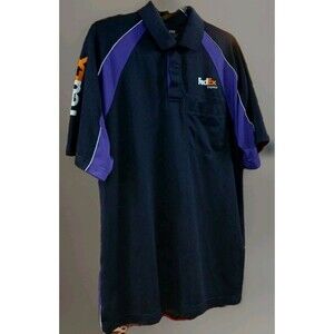 Stan Herman Utility Work Shirt Purple Black Polo Men’s L Courier Style Tech Wear
